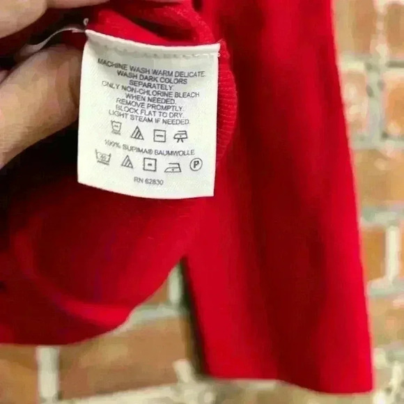 Lands End Red Chunky Button Blazer Size LP - Picture 5 of 6